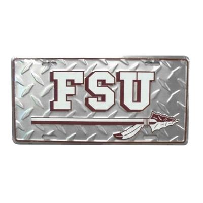 License Tag-  Florida State - Diamond Cut