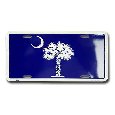 License Tag - South Carolina Flag