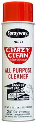 Sprayway Crazy Clean All Purpose Cleaner (No.31) 19 Ounce - 12 Per Case