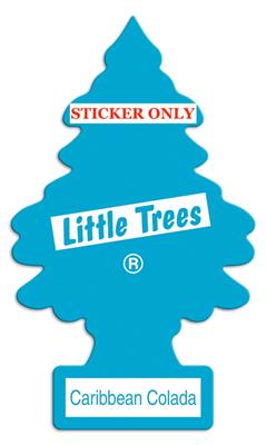 Little Tree Decal Caribbean Colada - Sticker Only