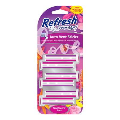 Ryc 6Pk Vent Sticks-Wildflowers & Love