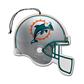 Sports Team Paper Air Freshener 3 Pack - Miami Dolphins
