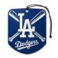 Sports Team Paper Air Freshener 2 Pack - Los Angeles Dodgers