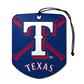 Sports Team Paper Air Freshener 2 Pack - Texas Rangers