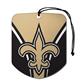 Sports Team Paper Air Freshener 2 Pack - New Orleans Saints