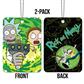 Warner Bros Rick & Morty - 2 Pack Paper Air Freshener