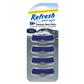 Refresh Contour Vent Stick Air Freshener 4 Pack - New Car