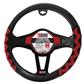 Luxury Driver Hypercomb Carbon Fiber Steering Wheel Cover Black/Red