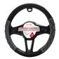 Luxury Driver Hypercomb Carbon Fiber Steering Wheel Cover Gray/Gray