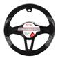 Luxury Driver Steering Wheel Cover - High Tech 11 Grey