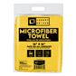 Luxury Driver 16 Inch X 16 Inch Wrapped Microfiber Towel - Yellow