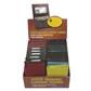 Deluxe Leather I.D. Wallet Display - 24 Piece Assortment