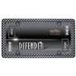 Defender License Plate Frame