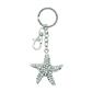 Sparkling Charms Keychain - Starfish