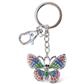 Sparkling Charms Keychain - Colorful Butterfly
