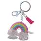 Sparkling Charms Keychain - Rainbow
