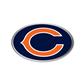 Chrome Auto Emblem - Chicago Bears