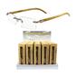 Bamboo Sunglass Readers Display - 25 Piece