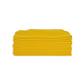 High Grade Overlock Edge Microfiber Towel 16x16 Yellow- 1 Dozen
