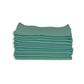 High Grade Overlock Edge Microfiber Glass Towel 16x16 Green- 1 Dozen