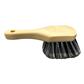 9 Inch Short Handle Soft Bristle Wash Brush - Grey