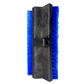 13 Inch Triangular Bi-Level PVC Feather Tip Bristle Brush - Blue