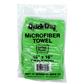 Quick Dry Green Microfiber Towel Vending Packs Xl 16x16 - 100 Case