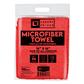 Luxury Driver 16"x16" Microfiber Dry Vending Towel - 100ct  - Red