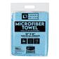 "Luxury Driver 16""x16"" Microfiber Dry Vending Towel - 100ct  - Blue"