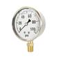 Stainless Steel Case Bottom Mounted Liquid Filled Gauge 300 Psi