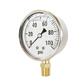 Stainless Steel Case Bottom Mounted Liquid Filled Gauge 2000 Psi